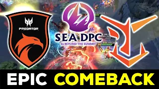 TNC PREDATOR vs UD VESSUWAN - EPIC COMEBACK !!! DPC SEA SPRING TOUR DOTA 2