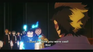 Rin show his Demon power in front of exorcist | Ban Temple scene || Ao No Exorcist season 2 [AMV]