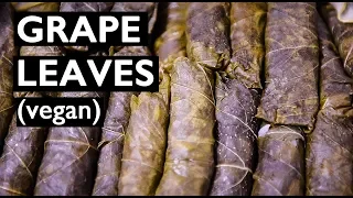 How to make Grape Leaves | VEGAN LEBANESE INSPIRED RECIPE