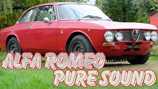 1971 Alfa Romeo 1300 / 1600 GT Junior 10 Minutes Of Pure Driving Sounds 1600 Nord Engine Weber Carbs