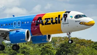 incríveis pousos e decolagens no aeroporto de Salvador - Dia intenso ✔