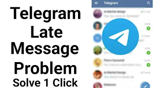 telegram late message problem / how to solve telegram late message problem