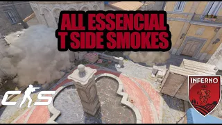 ALL IMPORTANT T SIDE INFERNO SMOKES - CS2