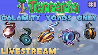 LIVESTREAM - Terraria Calamity Yoyos Only - How bad can this be?