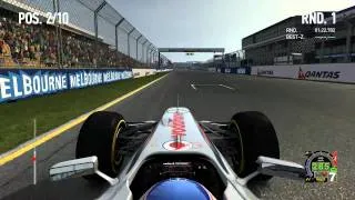 F1 2010 / Melbourne / Hotlap onboard / PC / 1:22.979 / Setup