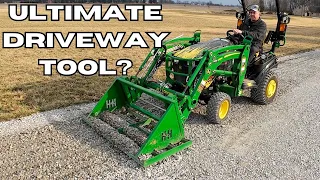 Land Leveler & Driveway Maintainer for Compact Tractors!