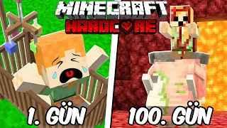 Hardcore Minecraft'ta BOBBY1545 Olarak 100 Gün Geçirmemin Hikayesi...