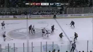 Kyle Turris  Wrap-around Goal (Ottawa Senators vs Buffalo Sabres Mars 16, 2013) NHL HD