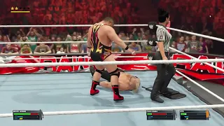 The Beast Brock lesnar vs Otis WWE 2K23 RAW Universal championship Match