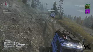 Spintires: MUDRUNNER flipping the modified uaz