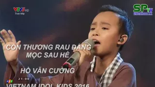 Còn Thương Rau Đắng Mọc Sau Hè Hồ Văn Cường || Thần Tượng Âm Nhạc Nhí 2016 Vòng Gala 1 _ 5