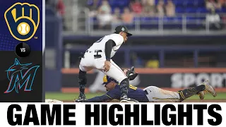 Brewers vs. Marlins Game Highlights (5/15/22) | MLB Highlights