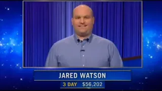 Jeopardy! champ Jared Watson loses 3-day run in brutal way and reveals his undoing that led