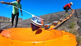 Beyblade Trickshots Blue Spin Top Edition | KAMIWAZA