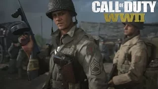 Call of Duty WWII Campaign Mission 1: D-Day PS4 Pro Walkthrough Part 2