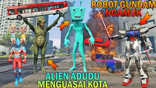 THE ALIEN TAKES OVER THE CITY - GTA 5 BOCIL SULTAN