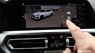 2022 Bmw 4 Series Gran Coupe - Rear CAMERA Demonstration by Suppergimm Vizualic