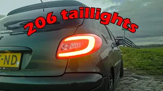 Peugeot 206 taillights!