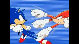 Sonic X Comparison: Sonic VS Knuckles (Japanese VS English)