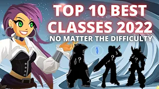 AQW TOP 10 CLASSES IN GAME 2022 - REGARDLESS OF TIME TO GET CLASS