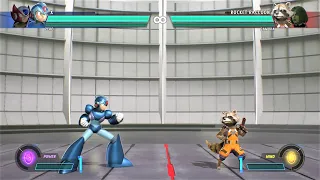 X & Zero vs Rocket Raccoon & Gamora (Hardest AI) - Marvel vs Capcom: Infinite