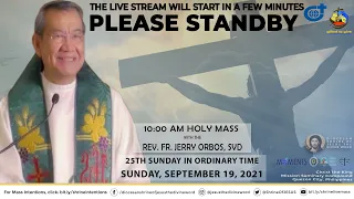 LIVE NOW | Holy Mass at the Diocesan Shrine for Sunday, Sept. 12, 2021 (10am)