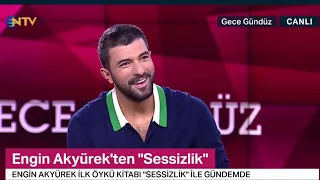 مقابلة انجين أكيوريك في برنامج Gece Gunduz مترجمة للعربية 3  Engin Akyürek interview