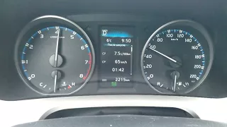 Acceleration Toyota Rav4 2.0 0-100 km/h Speedtest