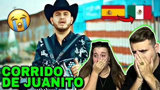 ESPAÑOLES REACCIONAN a EL CORRIDO de JUANITO 🇲🇽 @calibre50andaluz 😭 **nos emocionamos**