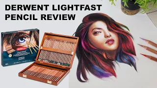 THIS IS NOT WHAT I EXPECTED!! Derwent Lightfast Colored pencils Review!