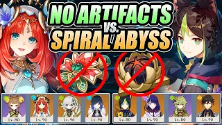 I Challenged Spiral Abyss With Almost NO ARTIFACTS