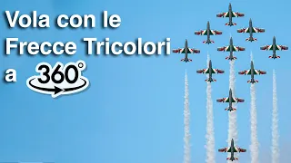 Vola con le Frecce Tricolori a 360° alla manifestazione del Centenario dell'Aeronautica Militare