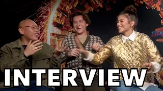 SPIDER-MAN: NO WAY HOME | Tom Holland, Zendaya, Jacob Batalon Talk Tobey Maguire and Andrew Garfield