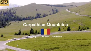 4K Scenic drive in Carpathian Mountains Romania