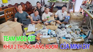 Team Ad MOD KST Khui 2 thùng hàng boom Shopee Lazada Tiki của Minh DIY