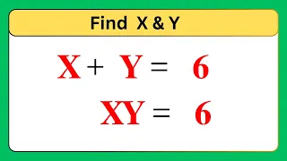 Thailand Junior Math Olympiad Problem | Math | Olympiad Math | Find X and Y