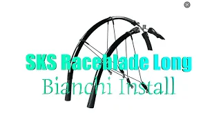 How To Install SKS Raceblade Long Mudgaurds onto my Bianchi Commuter Bike