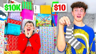 $10 VS $10,000 GIFT SWAP - Challenge