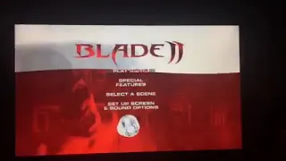 Blade 2 2002 DVD Menu Walkthrough