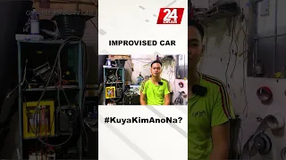 Improvised electric car na nacha-charge parang cp? #shorts | 24 Oras