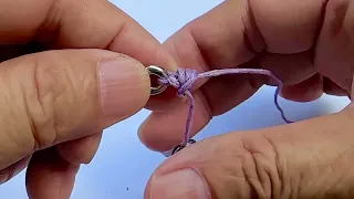 Simple knot tool to tie fish hooks - أداة عقدة بسيطة لربط خطافات الأسماك