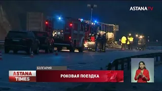 46 туристов с детьми заживо сгорели в автобусе в Болгарии