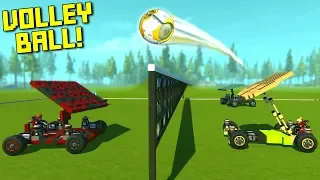 Car Volleyball Is Just Volleyball On Ultra Hard Mode... - Scrap Mechanic Multiplayer Monday