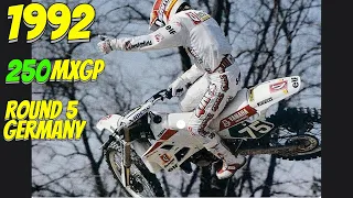 1992 MOTOCROSS 250 MXGP from Weltmeisterschaft in GERMANY - Round 5