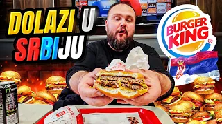 DEBELI SREMAC PRVI PUT u BURGER KINGU !!! McDonald's PADA u ZABORAV