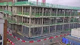 Acute Services Block and New Ward Block - December 2022 time lapse