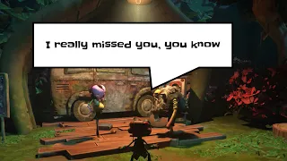 Psychonauts 2 - Talking to Bob and Cassie after their levels