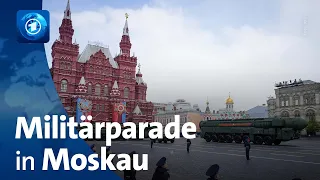 Sieg über Nazi-Deutschland: Militärparade zum „Tag des Sieges“ in Moskau