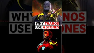 why thanos use 4 infinity stones to kill iron-man #ironman #thanos #drstrange