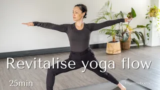 Revitalise gentle morning yoga flow | whole body | 25min